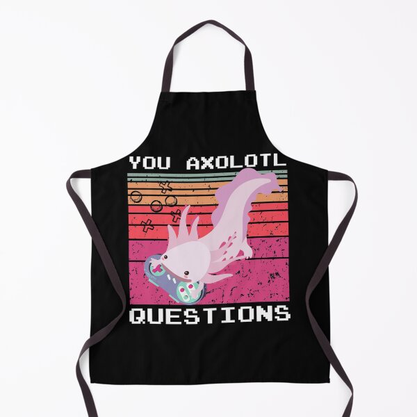Item preview, You Axolotl Questions Retro Vintage / Funny Axolotl Quote designed and sold by MoMasry.