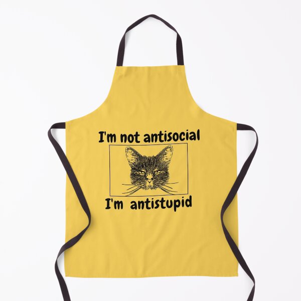 Item preview, I'm not antisocial social, I'm antistupid (black) designed and sold by Bash0sh0.