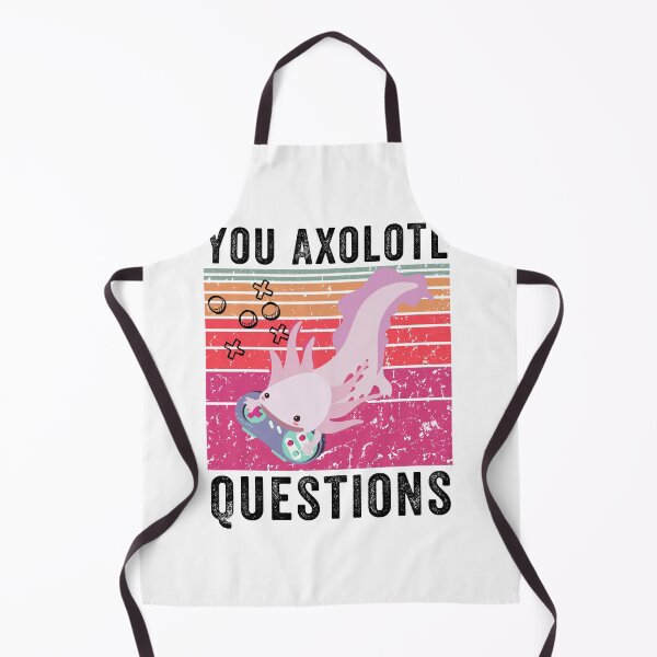 Item preview, You Axolotl Questions video games Retro Vintage / Funny Axolotl Quote designed and sold by MoMasry.
