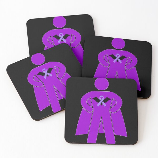 Item preview, Bat Awareness Ribbon Superhero Man Silhouette  designed and sold by CaitlynConnor.