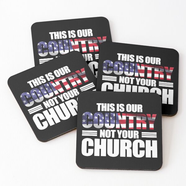 Item preview, THIS IS OUR COUNTRY NOT YOUR CHURCH AMERICAN FLAG designed and sold by LinkunShop.