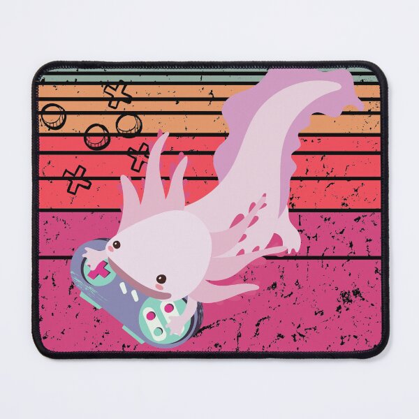 Item preview, Axolotl Fish Playing Video Game White-Axolotl Lizard Gamers designed and sold by MoMasry.