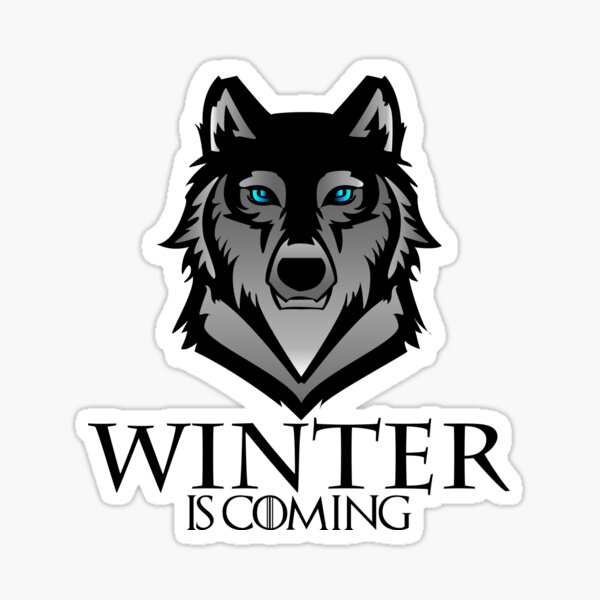 Item preview, GOT wolf (winter is coming) designed and sold by Finch Studio.