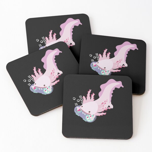 Item preview, Axolotl Fish Playing Video Game White-Axolotl Lizard Gamers designed and sold by MoMasry.