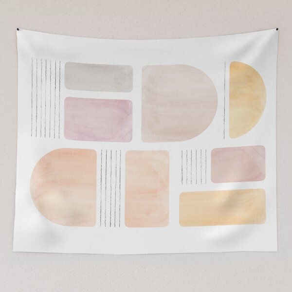 Item preview, Pastel geometric shapes designed and sold by WhalesWay.