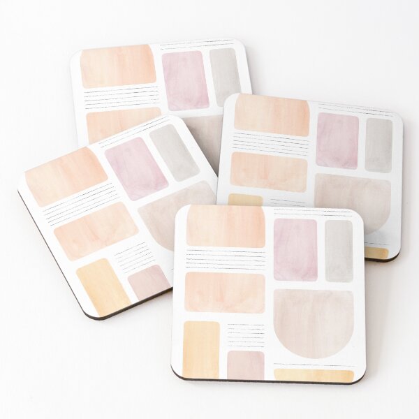 Item preview, Pastel geometric shapes designed and sold by WhalesWay.