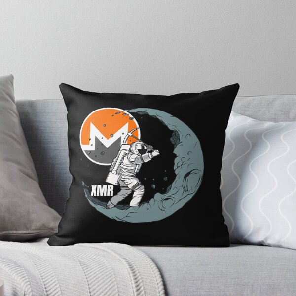 Item preview, Monero XMR Moon Man Mining Crypto Cryptocurrency  designed and sold by Bitcoin-Fashion.