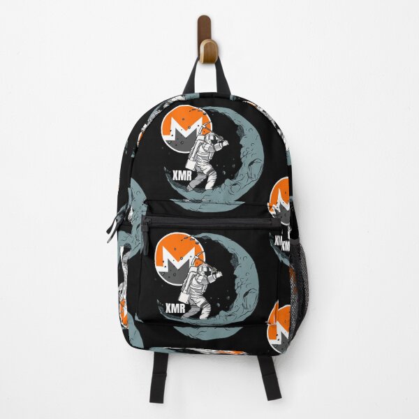 Item preview, Monero XMR Moon Man Mining Crypto Cryptocurrency  designed and sold by Bitcoin-Fashion.