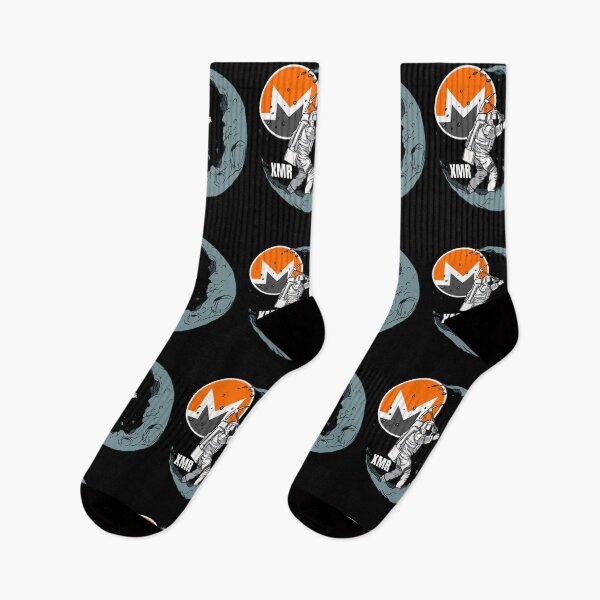 Item preview, Monero XMR Moon Man Mining Crypto Cryptocurrency  designed and sold by Bitcoin-Fashion.