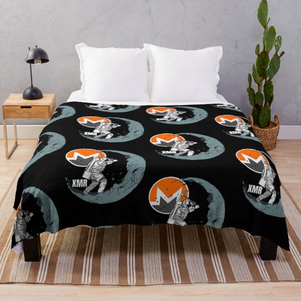 Item preview, Monero XMR Moon Man Mining Crypto Cryptocurrency  designed and sold by Bitcoin-Fashion.