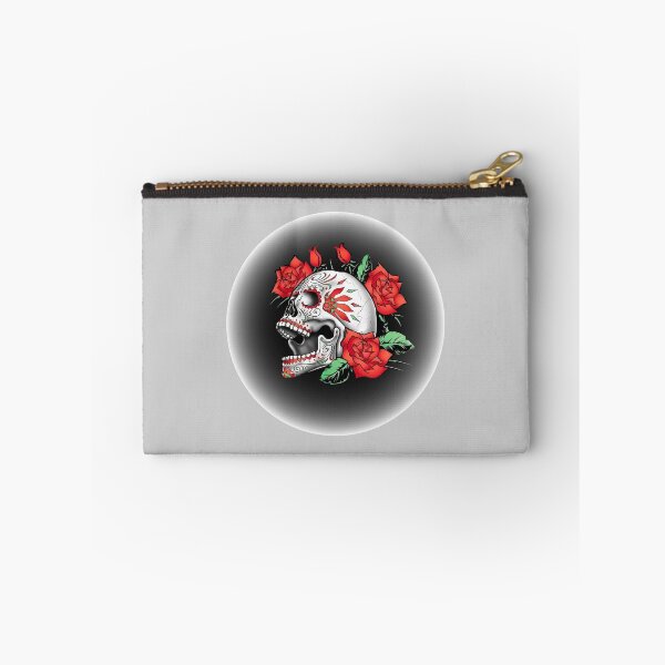 Item preview, Halloween Skull with Roses Tattoo Art designed and sold by PodiShawna.