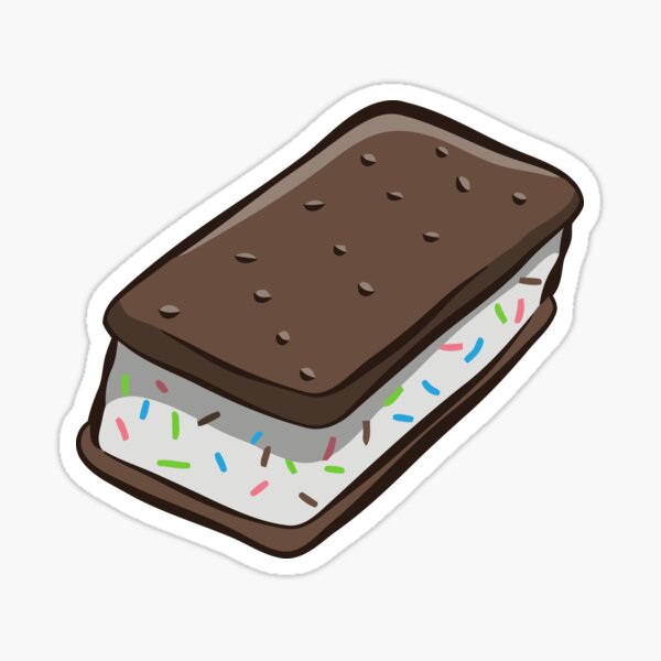 50pcs Cute Food Stickers - Ice Cream, Sandwiches, Desserts, Hot Dogs, Bread  - Waterproof Vinyl Decals for Water Bottles, Laptops, Guitars - Adorable