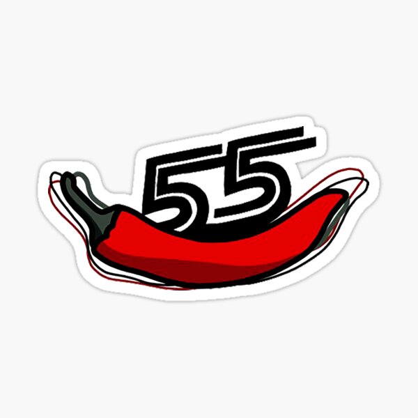 carlos 55 Sticker