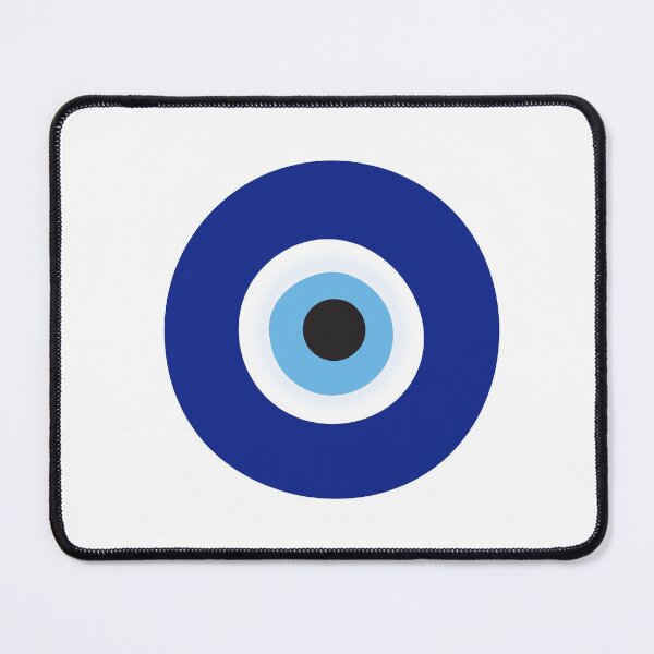 Item preview, BLUE EVIL EYE HAMZA (HAMSA) designed and sold by billionairebrnd.