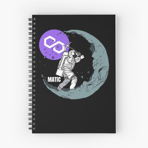 Item preview, Polygon MATIC Moon Man Mining Crypto Cryptocurrency designed and sold by Bitcoin-Fashion.