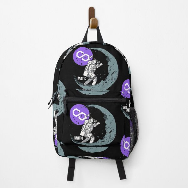 Item preview, Polygon MATIC Moon Man Mining Crypto Cryptocurrency  designed and sold by Bitcoin-Fashion.