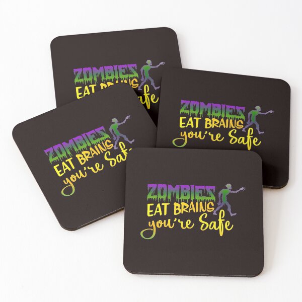 Item preview, Zombies Eat Brains You are Safe designed and sold by Hanna Kovalchuk.