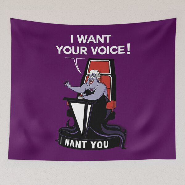 Item preview, I want your VOICE!  designed and sold by Distraught429.