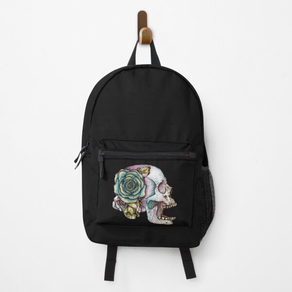 Item preview, Colorful Floral Skull  designed and sold by Flower Magic .