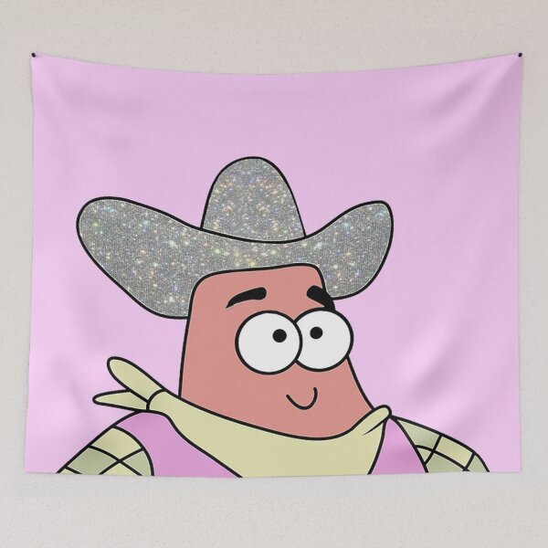 Aperçu de l'œuvre Yeehaw Pink Patrick Star créée et vendue par JohnAyala2.