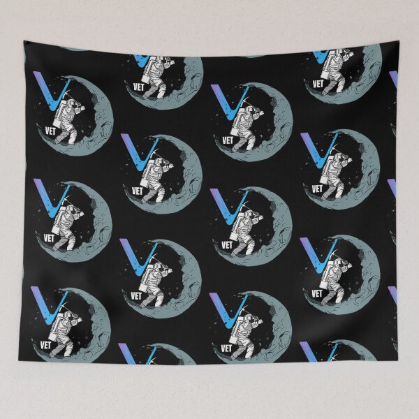 Item preview, VeChain Moon Man Mining Crypto Cryptocurrency  designed and sold by Bitcoin-Fashion.