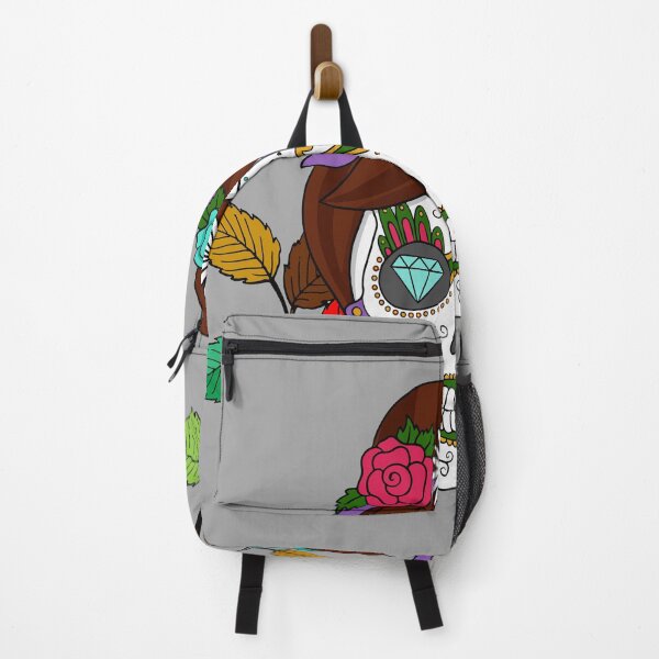 Item preview, Halloween Girl Skull with Colorful Flowers and Tattoo designed and sold by PodiShawna.
