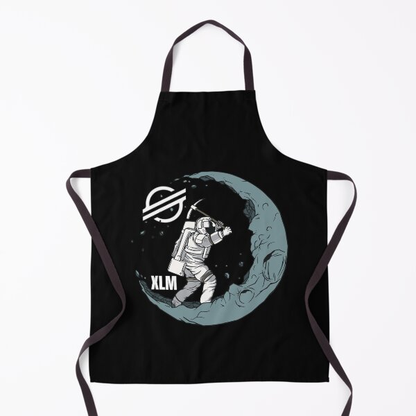 Item preview, XLM Stellar Moon Man Mining Crypto Cryptocurrency designed and sold by Bitcoin-Fashion.