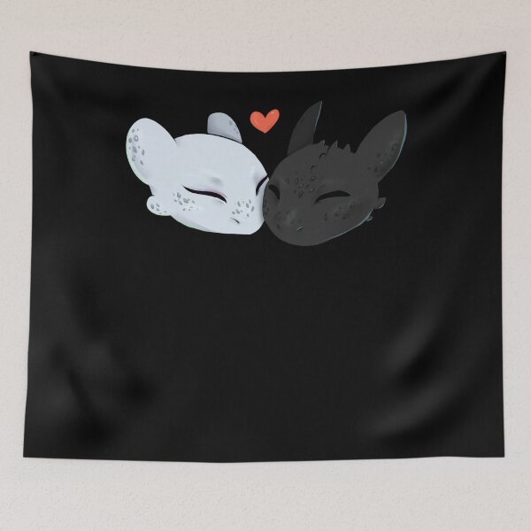 Item preview, toothless and light fury designed and sold by LinaSchmitz.