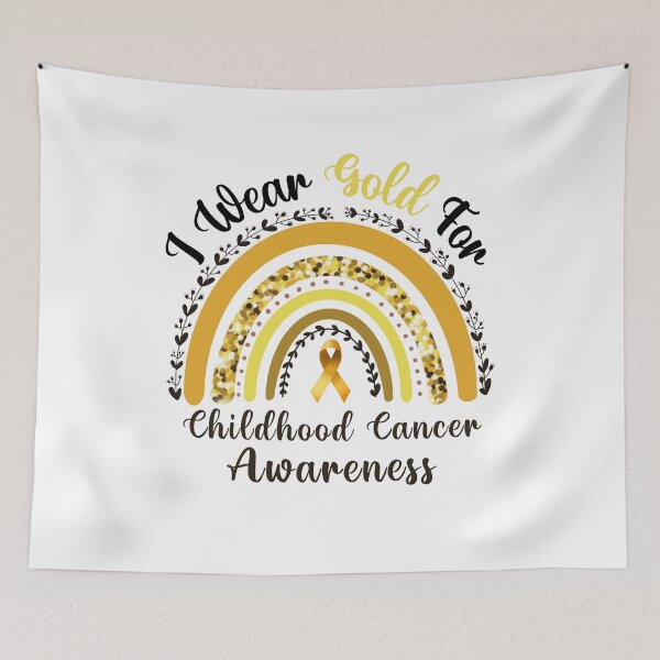 Item preview, I Wear Gold For Childhood Cancer Awareness Rainbow Leopard designed and sold by MoMasry.