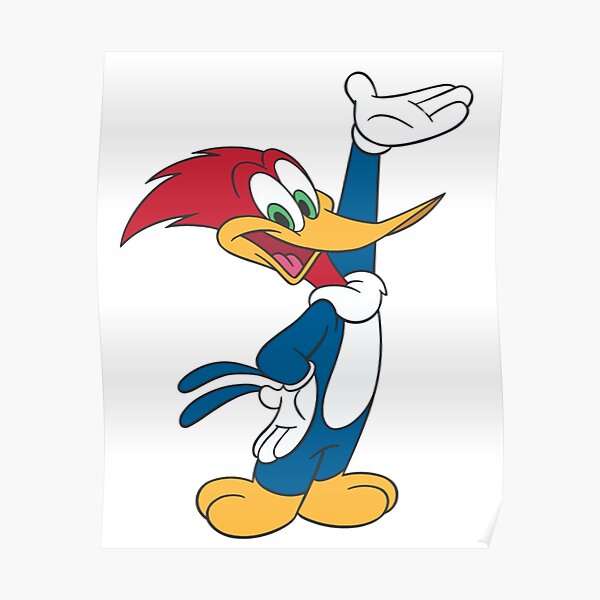 Woody Woodpecker Posters Redbubble Woody Woodpecker Posters Redbubble