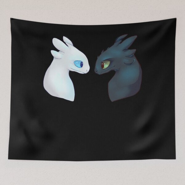 Item preview, Toothless and the Light Fury designed and sold by LinaSchmitz.