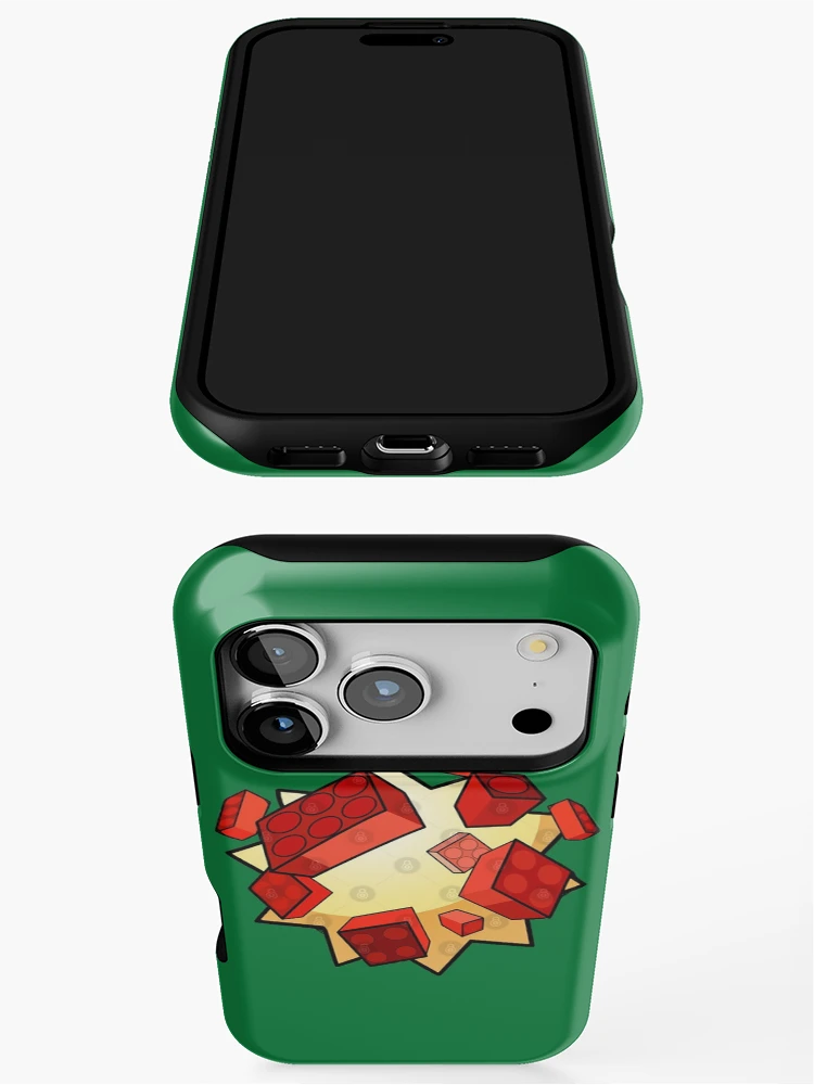 Thumbnail 3 of 4, iPhone Case, Exploding Bricks Essential designed and sold by XEVSLOOTBOX.