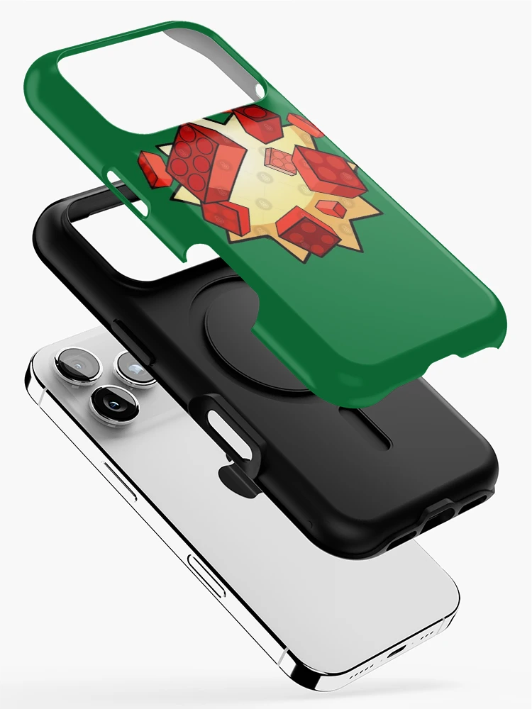 Thumbnail 2 of 4, iPhone Case, Exploding Bricks Essential designed and sold by XEVSLOOTBOX.
