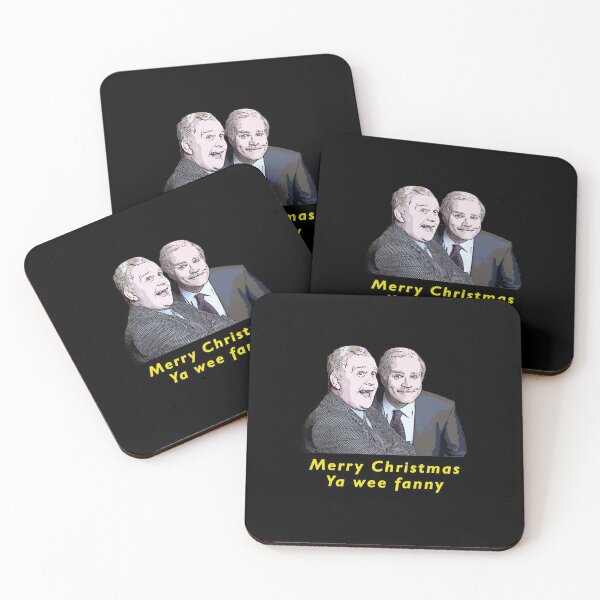 Item preview, Still Game Inspired Jack and Victor &Merry Christmas Ya Wee Fanny& Funny Design Christma Gift Hallo designed and sold by SimonHeinzmann.
