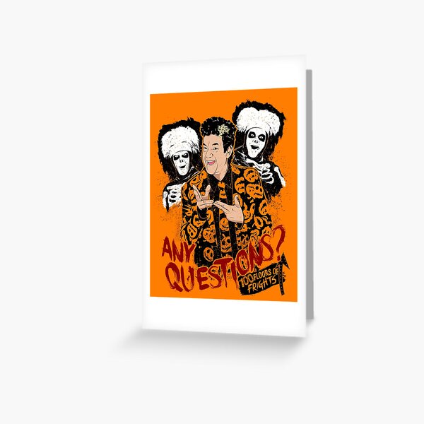 David S Pumpkins, Any Questions? Greeting Card