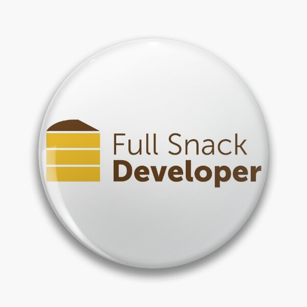 Item preview, Full Snack Developer designed and sold by Tech-e-Tees.