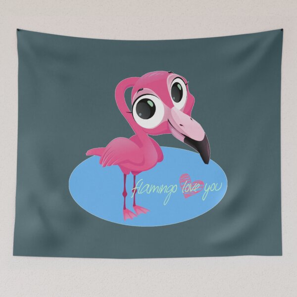Item preview, FLAMINGO LOVE YOU ❤ - FLAMINGO LOVE - LOVE designed and sold by XEVSLOOTBOX.
