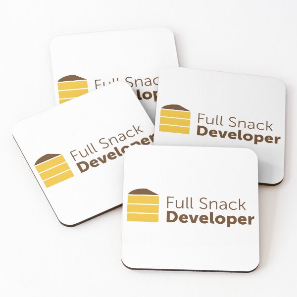 Item preview, Full Snack Developer designed and sold by Tech-e-Tees.