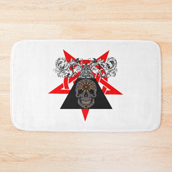 Item preview, Halloween Skull and Pentagram Tattoo  designed and sold by PodiShawna.