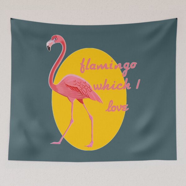 Item preview, FLAMINGO WHICH I LOVE - FLAMINGO LOVE - LOVE designed and sold by XEVSLOOTBOX.