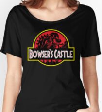 Bowser's Jurassic Castle Women's Relaxed Fit T-Shirt