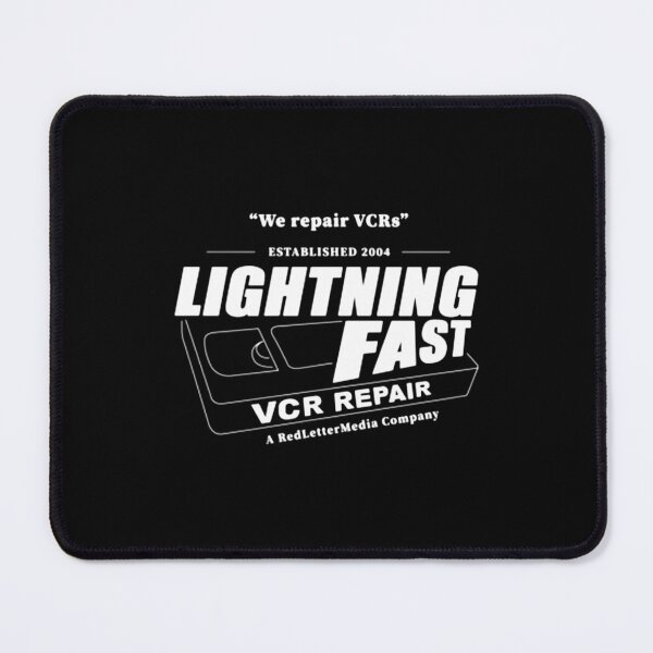 Item preview, Lightning Fast VCR Repair RedLetterMedia Gift Halloween Day, Thanksgiving, Christmas Day designed and sold by PhilippHeld.