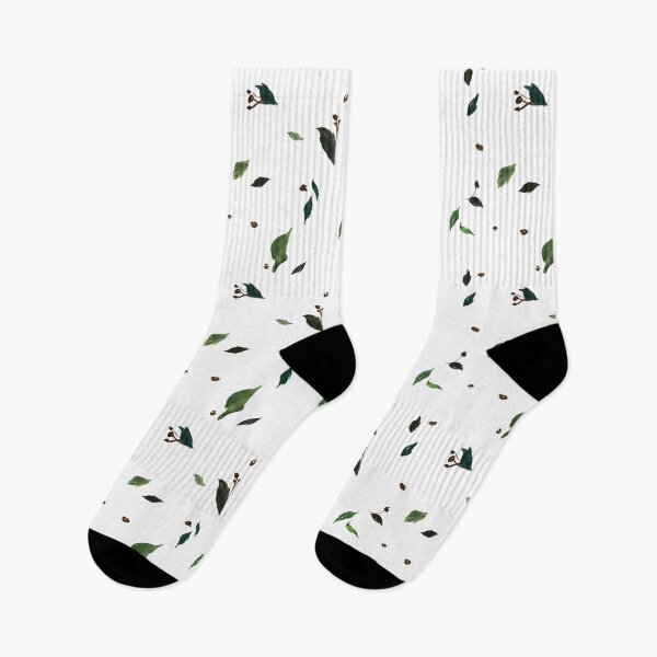 Item preview, little leaves on white background designed and sold by rudakropka.