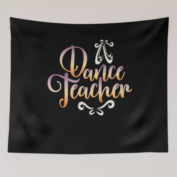 Item preview, Dancer Dance Teacher Ballet Slippers Sign Pointe Shoes designed and sold by Hanna Kovalchuk.