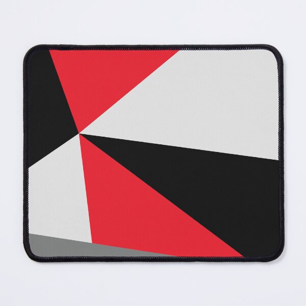 Item preview, Red And Black Rays, Minimalist Abstract Triangles designed and sold by Little Idiot.