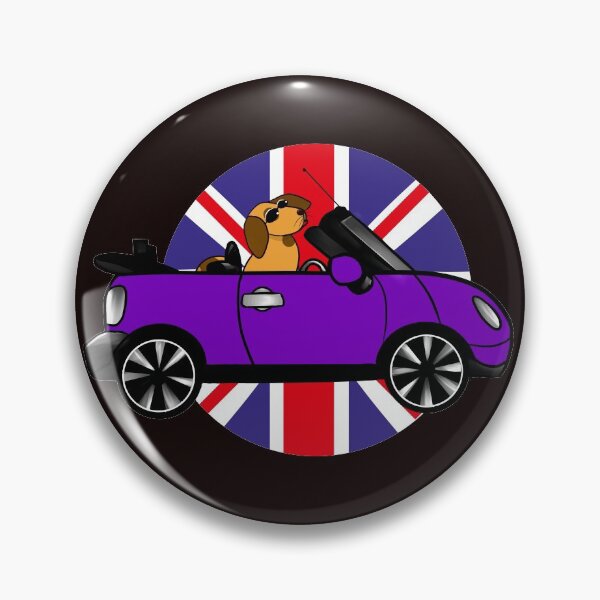 Item preview, BEEP BEEP Mini and dog, england flag  designed and sold by BeccaKenDesigns.