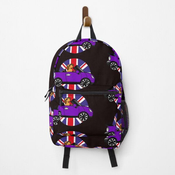 Item preview, BEEP BEEP Mini and dog, england flag designed and sold by BeccaKenDesigns.