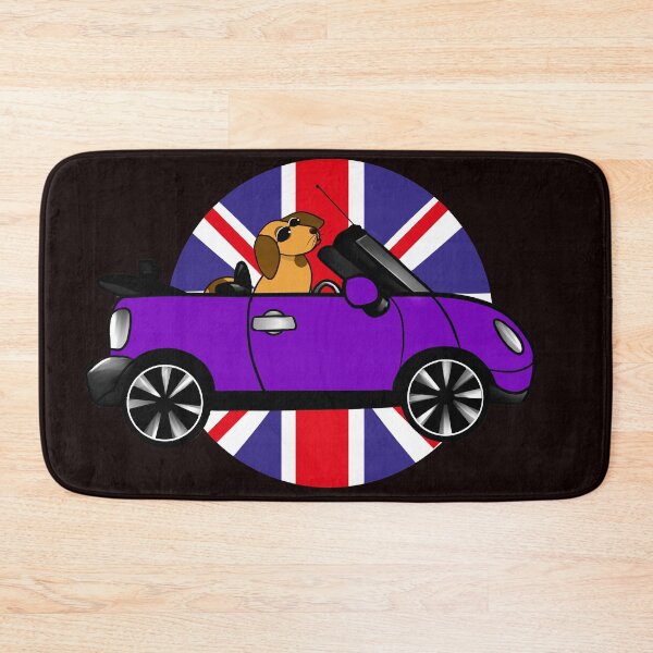 Item preview, BEEP BEEP Mini and dog, england flag  designed and sold by BeccaKenDesigns.