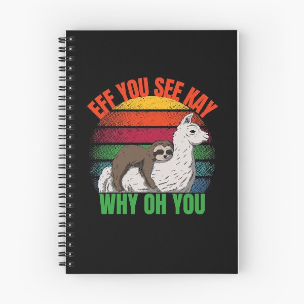 Item preview, Eff You See kay Why Oh You - funny Sloth & Llama design designed and sold by HROC.