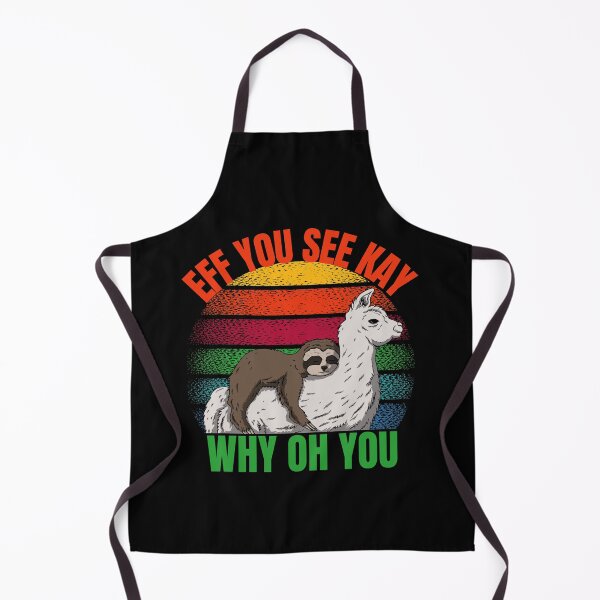 Item preview, Eff You See kay Why Oh You - funny Sloth & Llama design designed and sold by HROC.